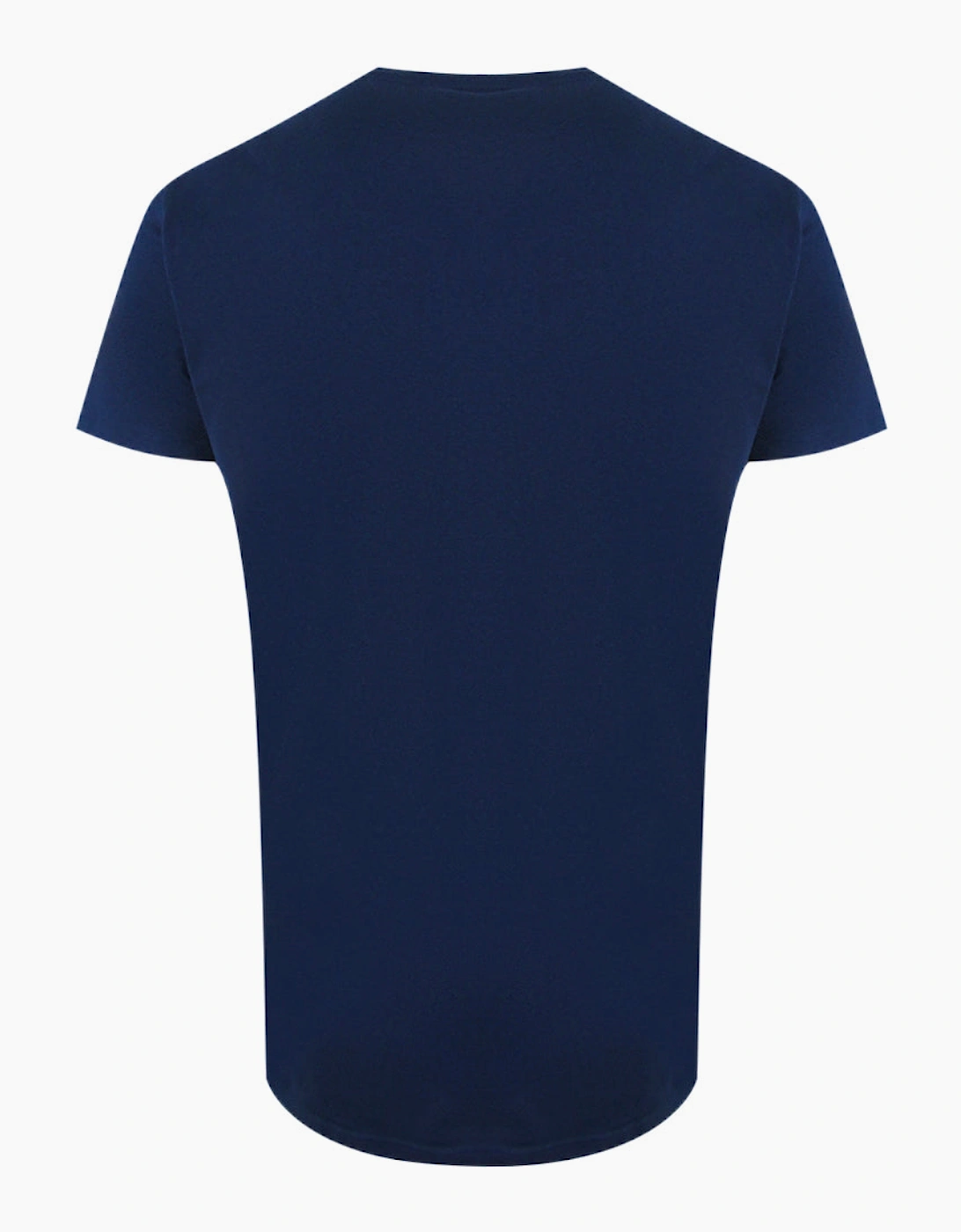 Palm Angels Classic Logo Navy Blue T-Shirt