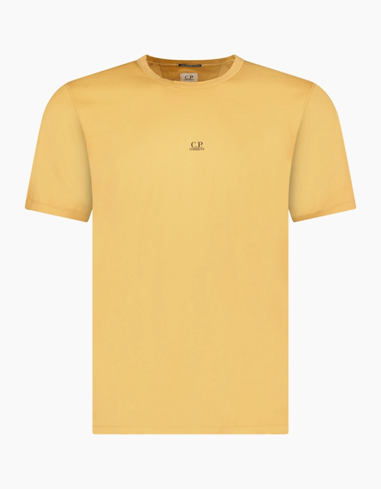CP Company Mercerized Cotton Jersey 70/2 T-Shirt Apricot
