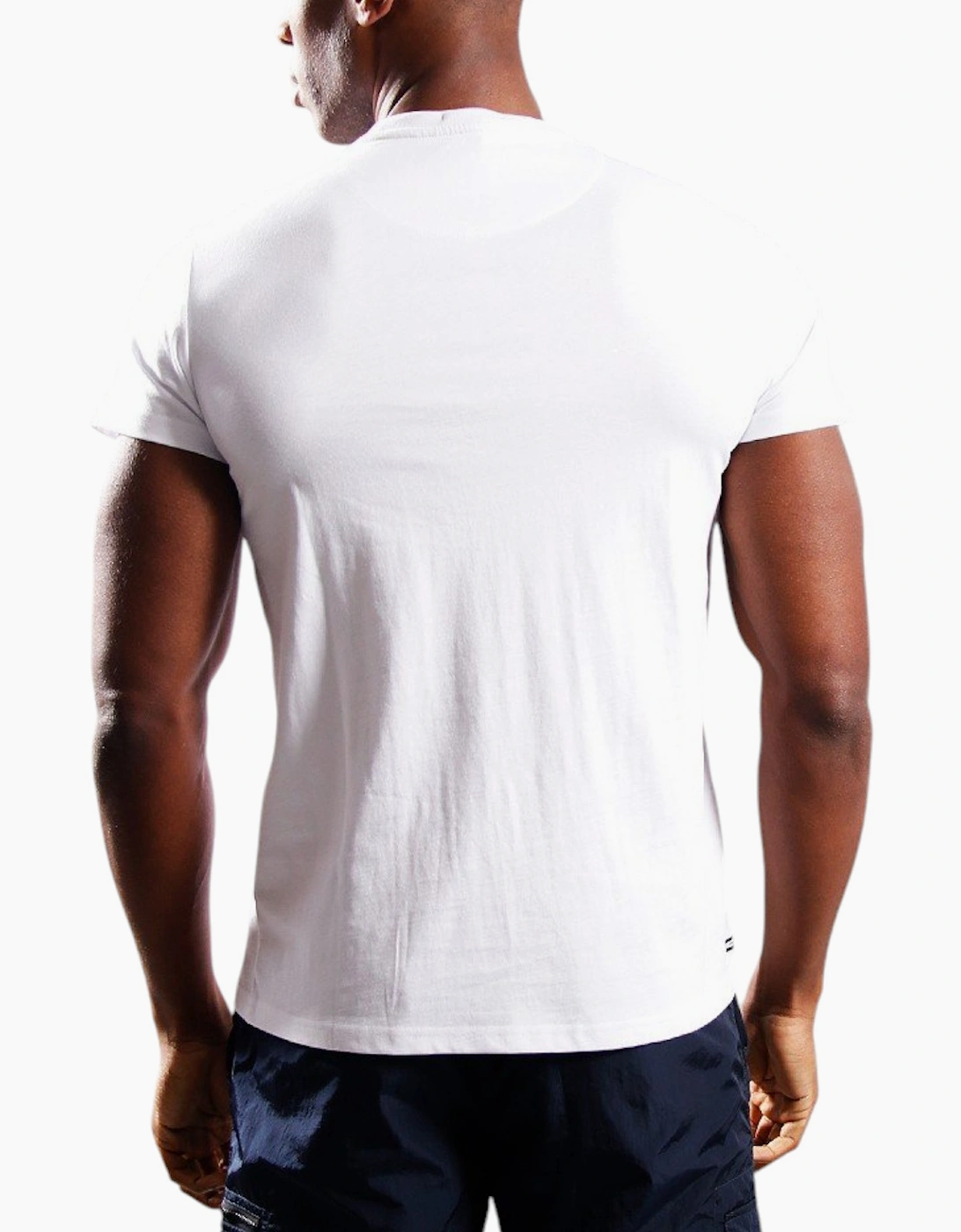 Weekend Offender Mens T Shirts Peace Crew Neck Short Sleeve Cotton Tee Top White