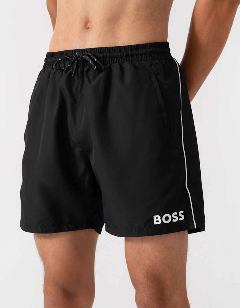 BOSS Orange Starfish Mens Swim Shorts - Black 001