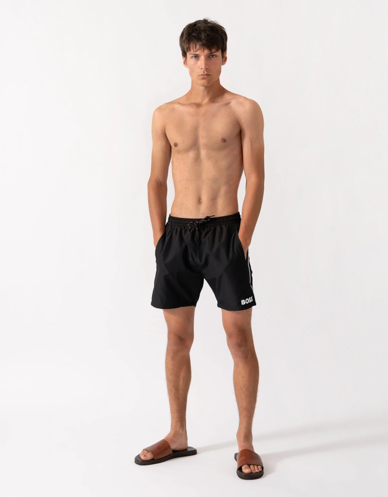 BOSS Orange Starfish Mens Swim Shorts - Black 001