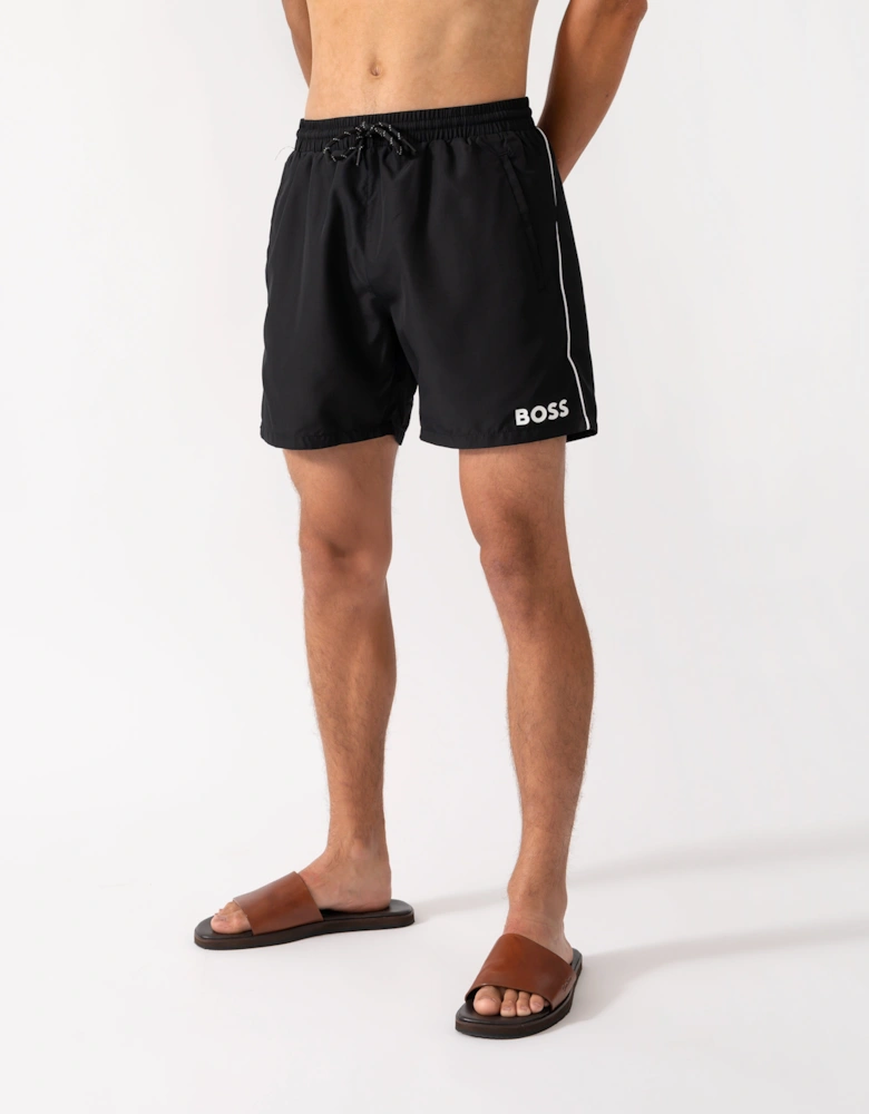 BOSS Orange Starfish Mens Swim Shorts - Black 001