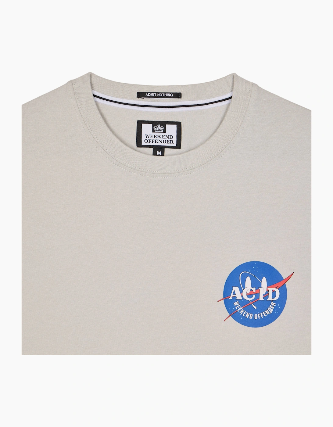Weekend Offender Nasa Graphic Mens T Shirts Short Sleeve Crew Neck Summer Tee