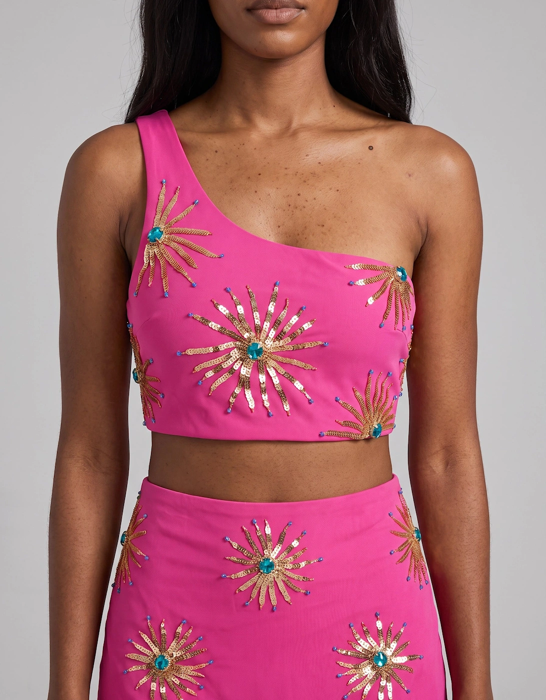 Callie Hot Pink Co-ord Skirt