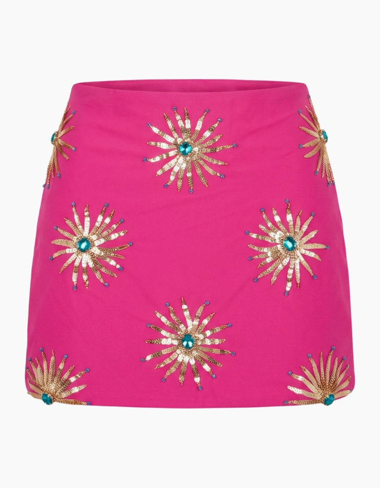 Callie Hot Pink Co-ord Skirt
