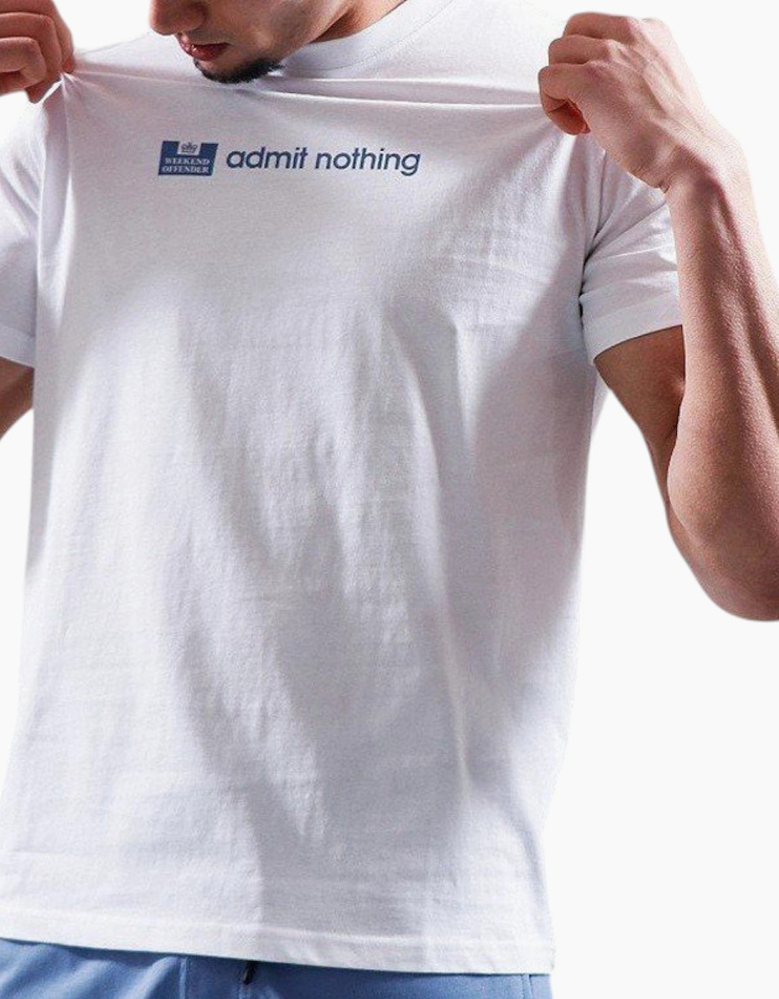 Weekend Offender Mens T Shirts Admit Nothing Top Short Sleeve Summer Tee Premium