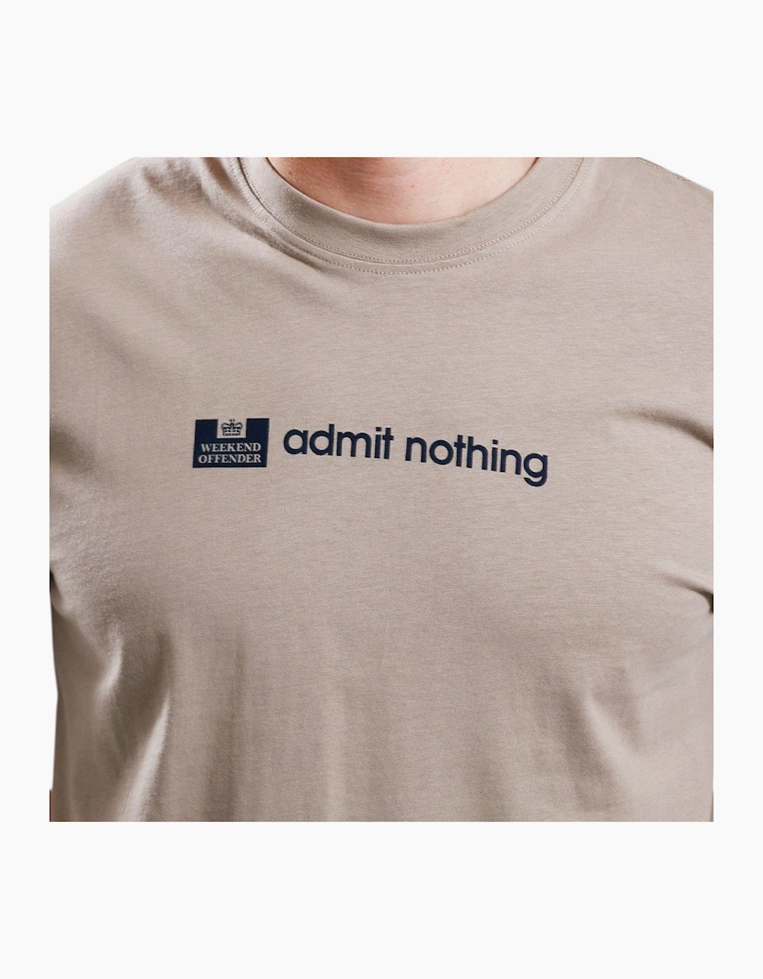 Weekend Offender Mens T Shirts Admit Nothing Top Short Sleeve Summer Tee Premium