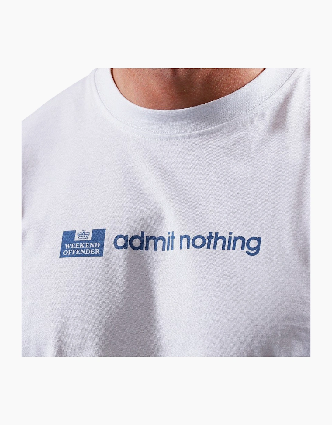 Weekend Offender Mens T Shirts Admit Nothing Top Short Sleeve Summer Tee Premium