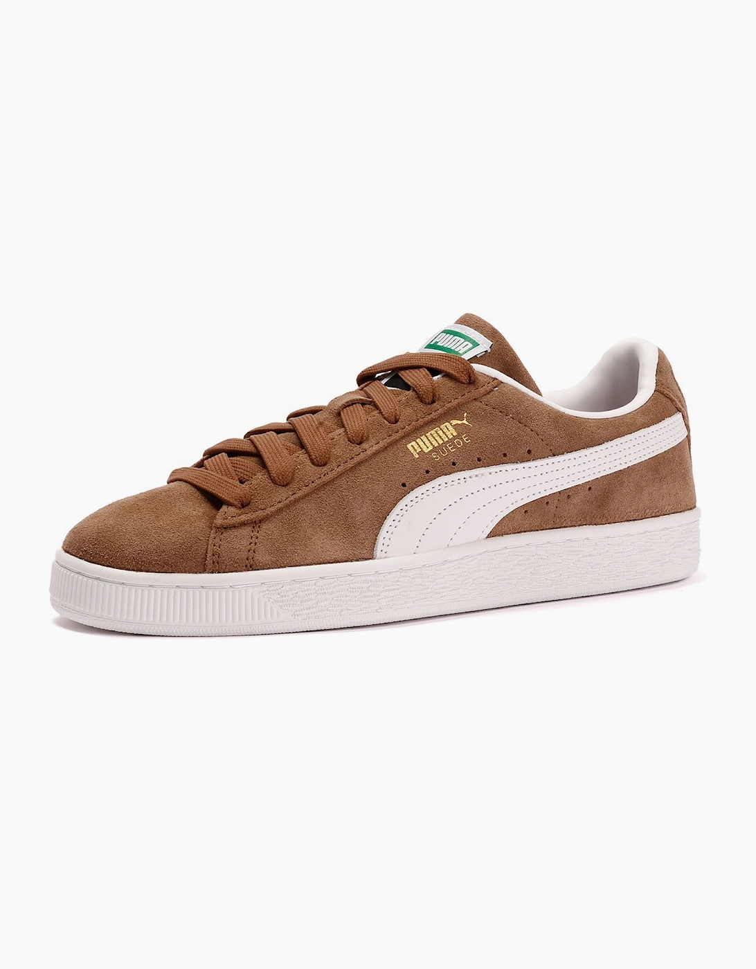 Puma Classic Suede Haute Coffee/White Trainers