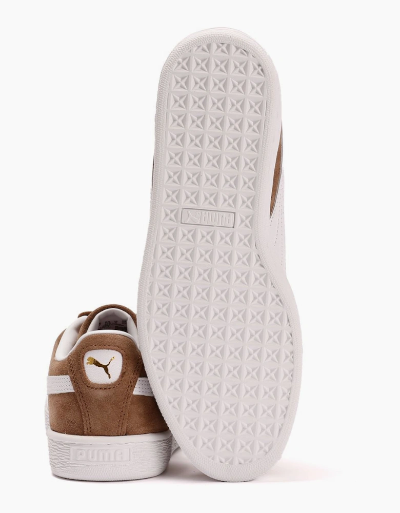 Puma Classic Suede Haute Coffee/White Trainers