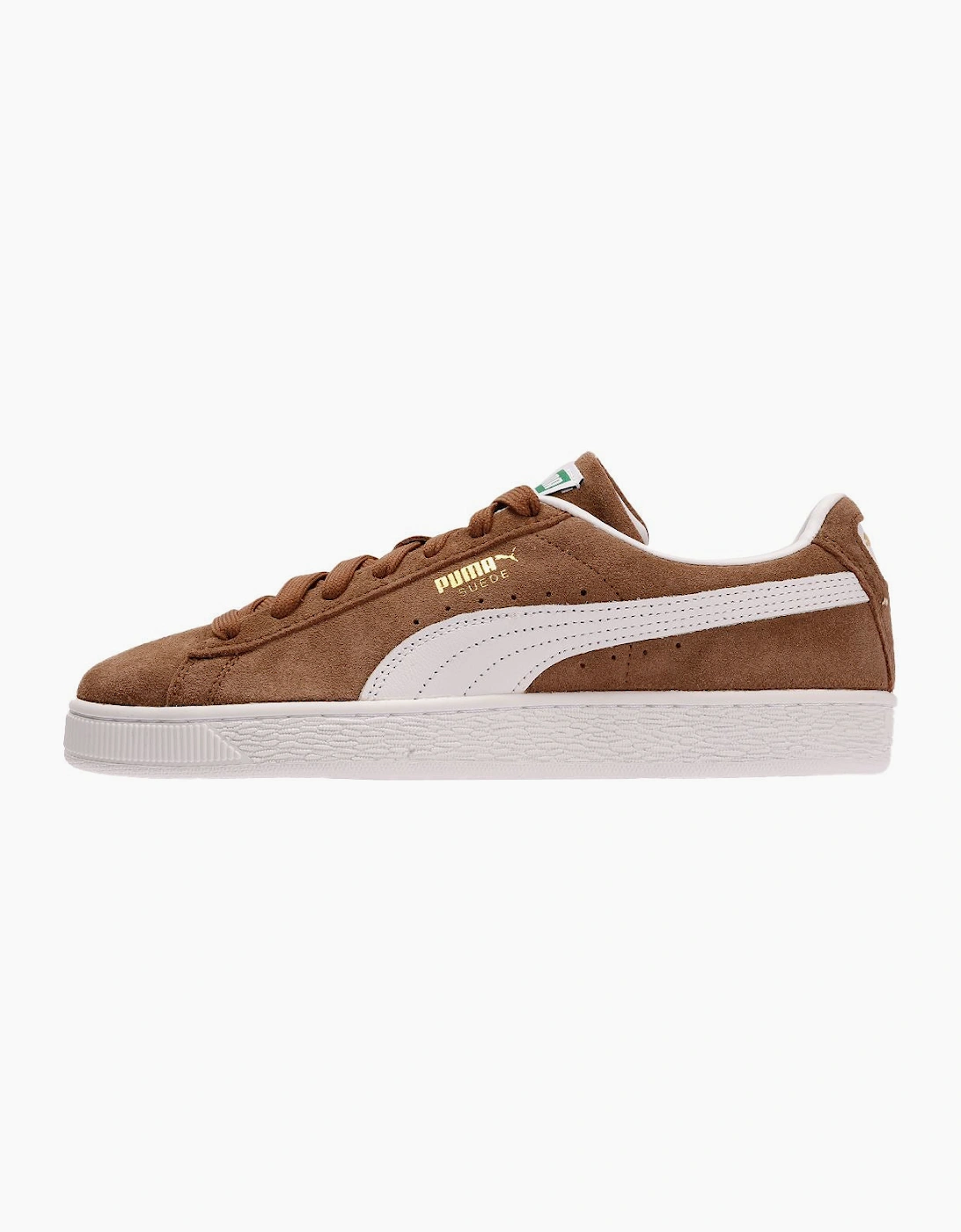 Puma Classic Suede Haute Coffee/White Trainers