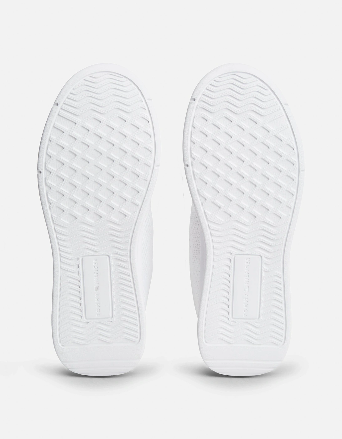 Tommy Hilfiger Lightweight Mens Knit Trainers - White
