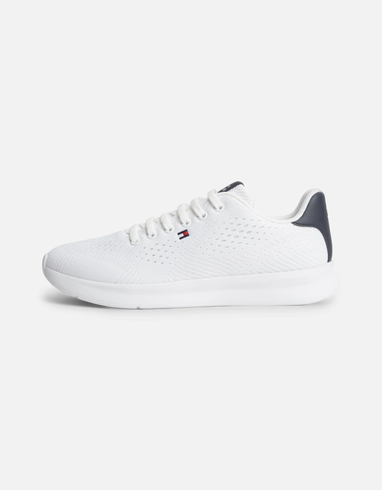 Tommy Hilfiger Lightweight Mens Knit Trainers - White