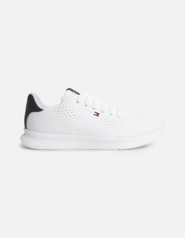 Tommy Hilfiger Lightweight Mens Knit Trainers - White