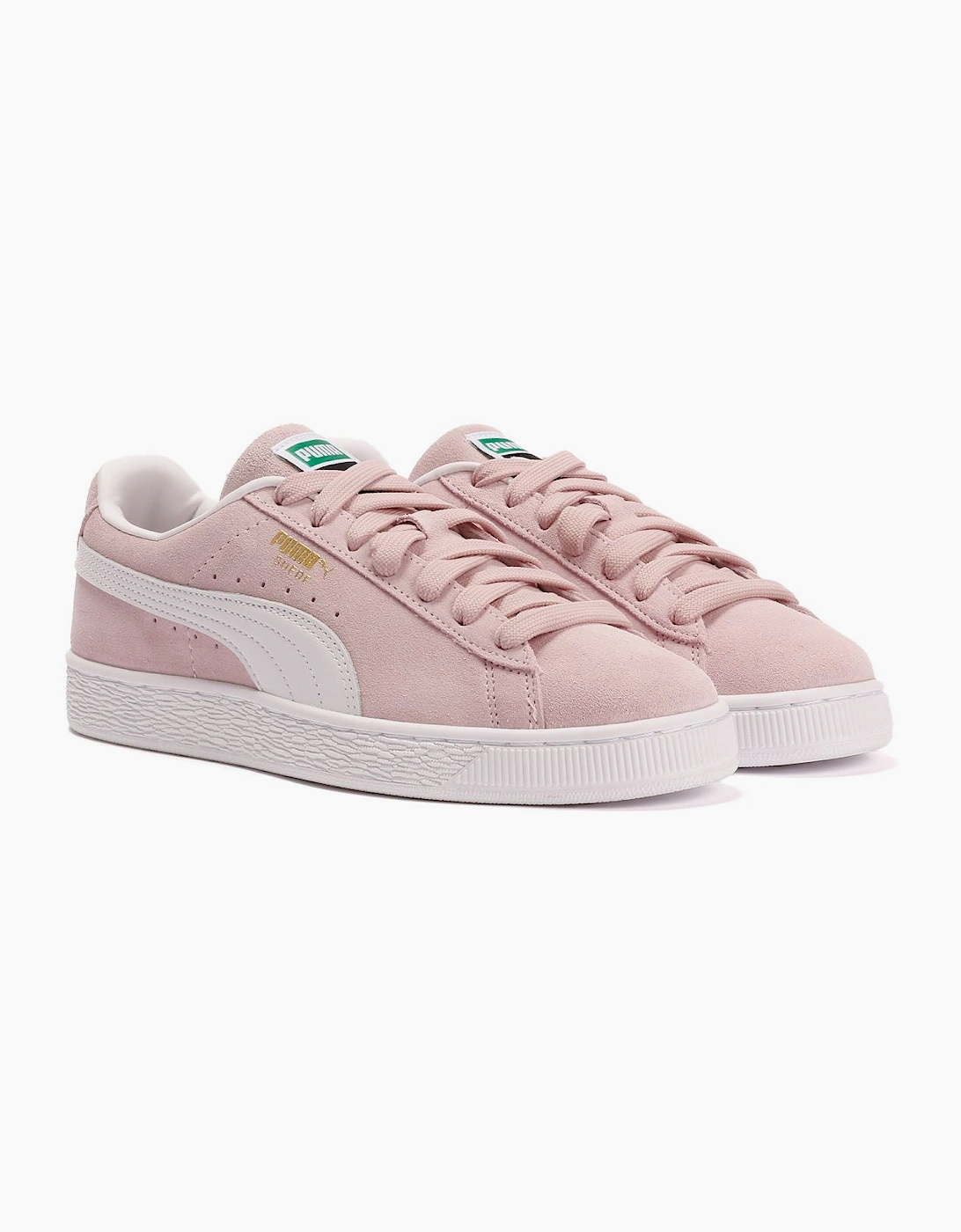 Puma Classic Suede Women's Misty Pink/White Trainers, 9 of 8