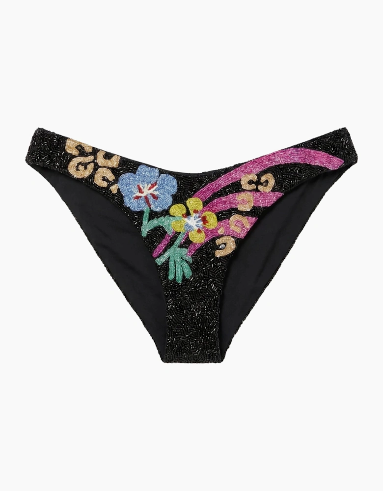 Colorful Flower Bikini Bottom