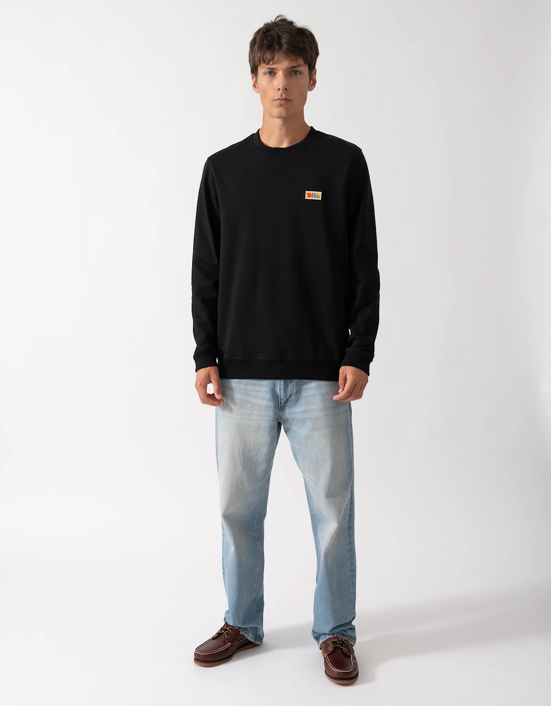 Fjallraven Vardag Mens Sweater - Black 550