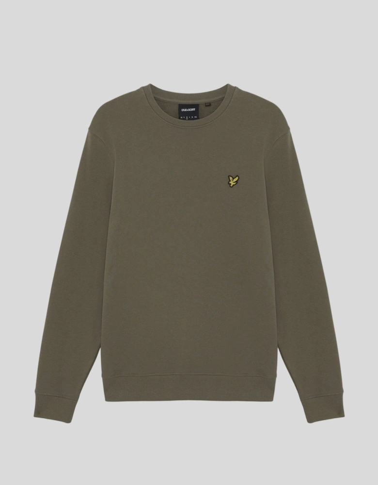 Cotton Crew Neck Sweatshirt