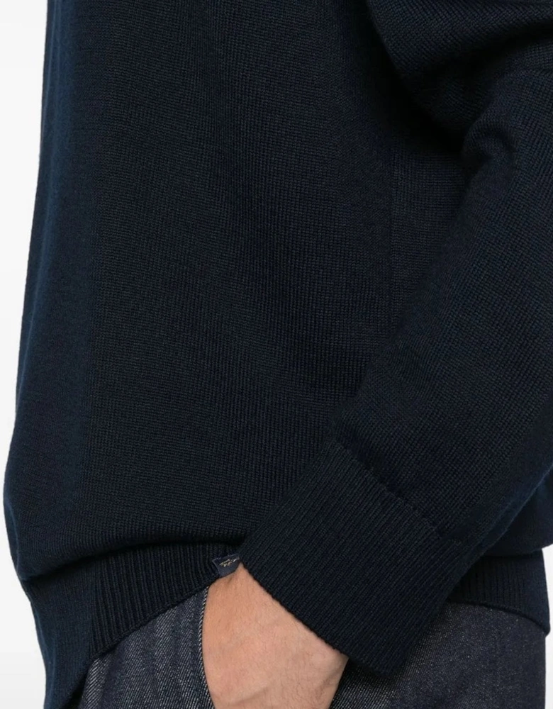 Technical Wool Typhoon Sweater Navy