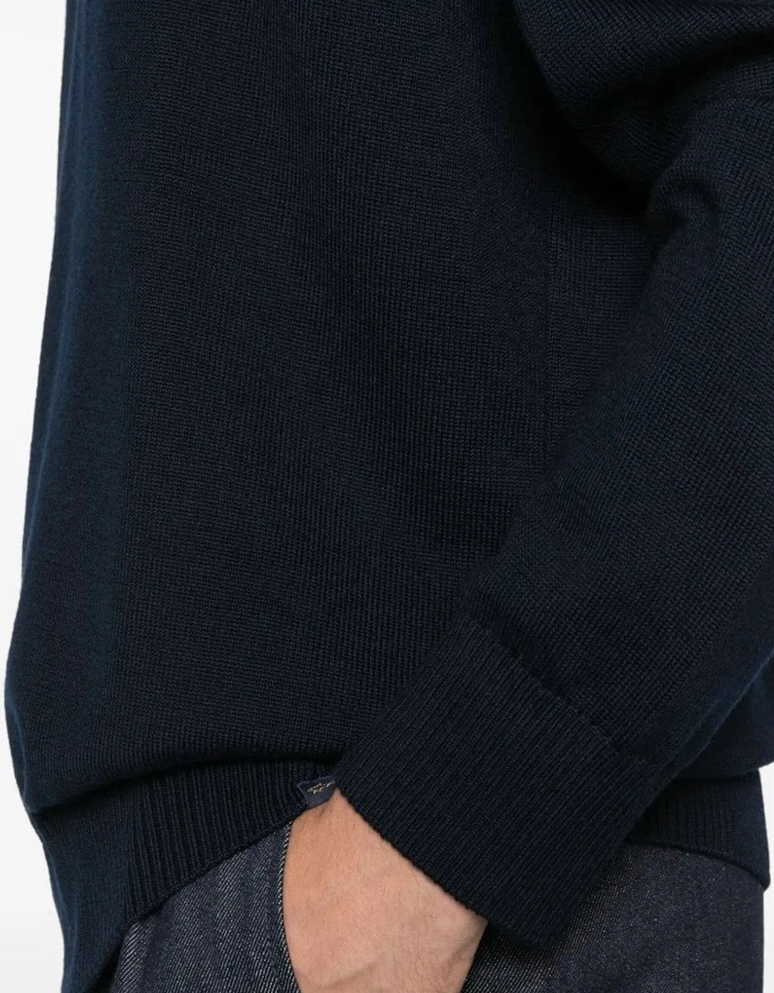 Technical Wool Typhoon Sweater Navy