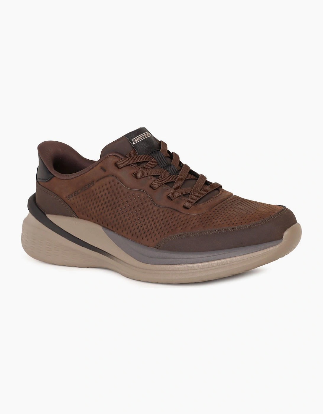 Skechers Men's Slip In Slade 2.0 Waybound Mens Trainers - Brown - Size, 8
