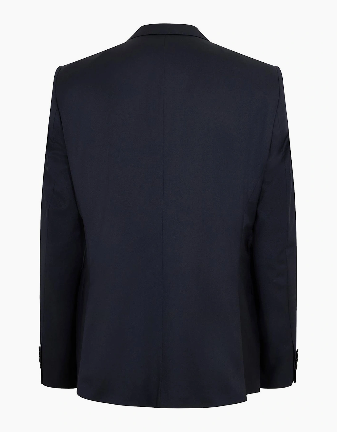 Jeckson Solid Patterned Suit Jacket with Flap and Chest Pocket