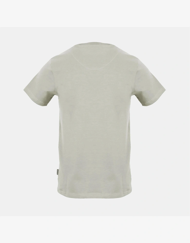 Printed Logo Text Graphic Crew Neck Short Sleeve T-Shirt