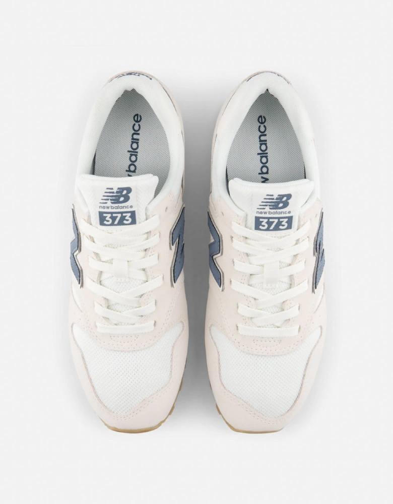 New Balance 373 Womens Trainers - Linen/Shadow Blue