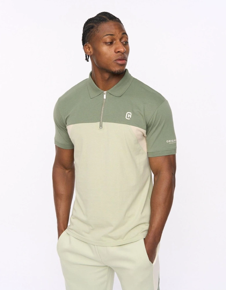 Collared Neck Short Sleeve Regular Fit Polo Shirt