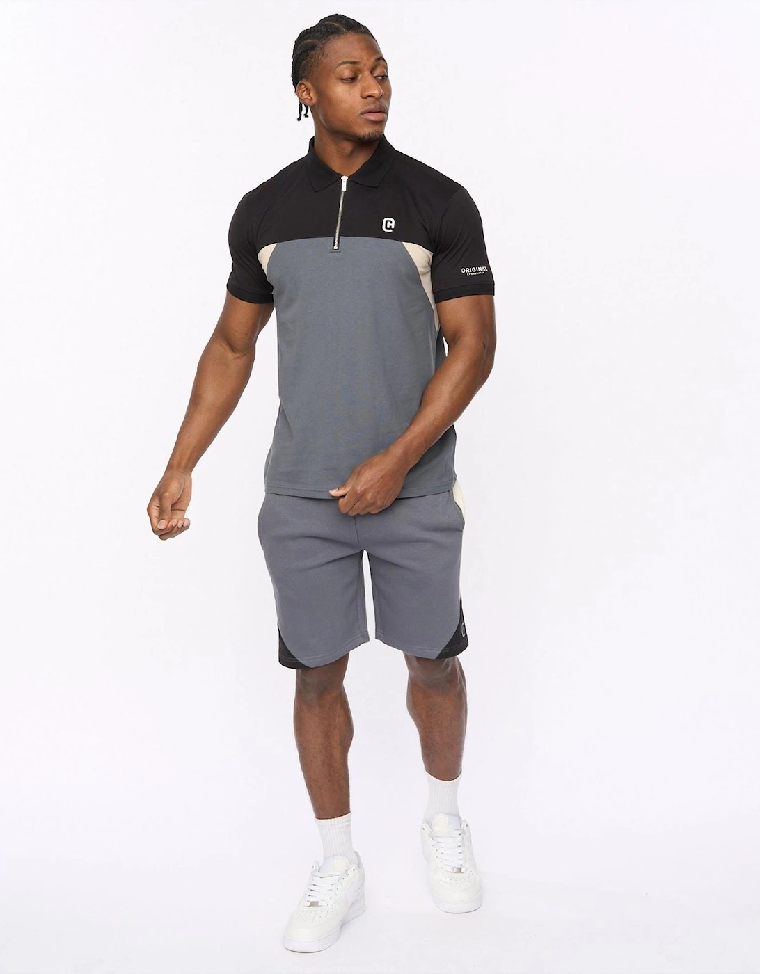 Collared Neck Short Sleeve Regular Fit Polo Shirt