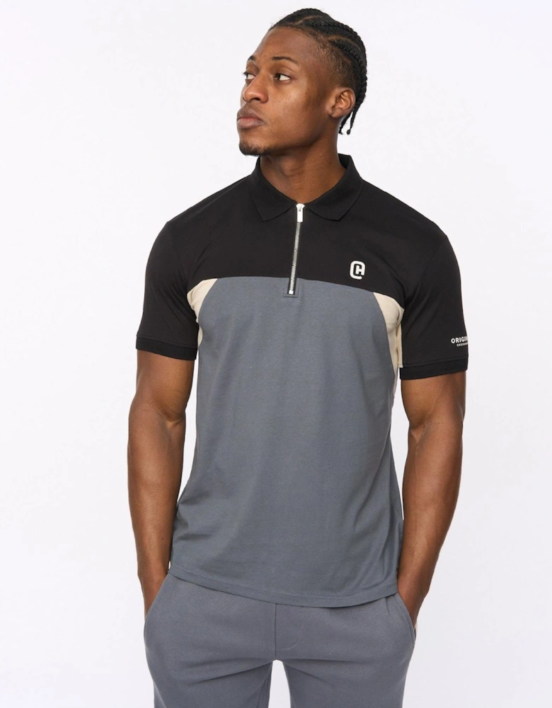 Collared Neck Short Sleeve Regular Fit Polo Shirt