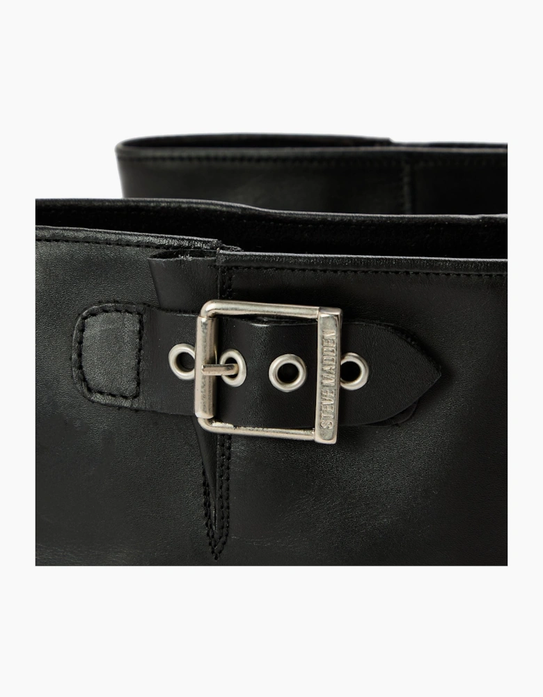 Blessing Motorcycle Boots with Block Heel