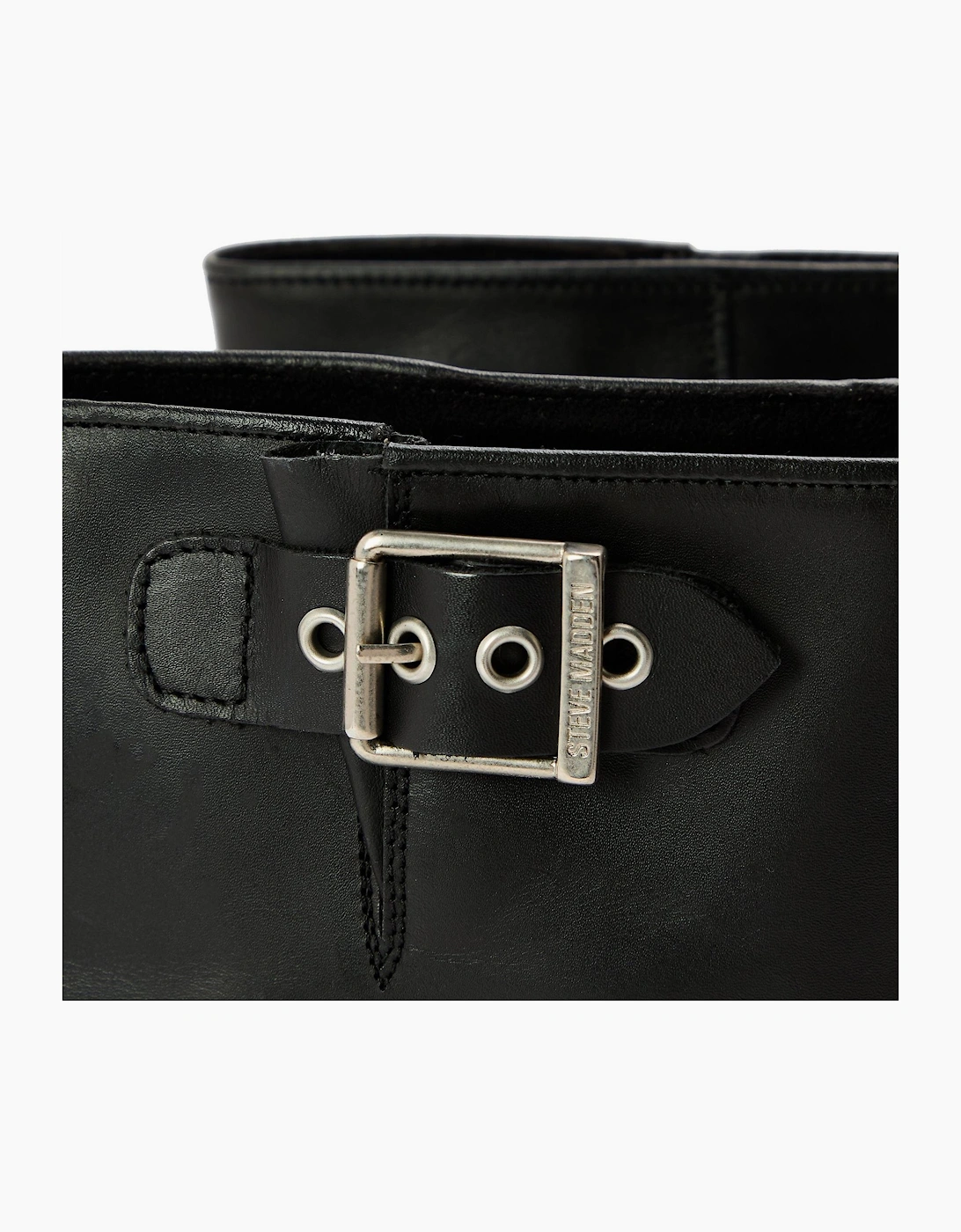 Blessing Motorcycle Boots with Block Heel