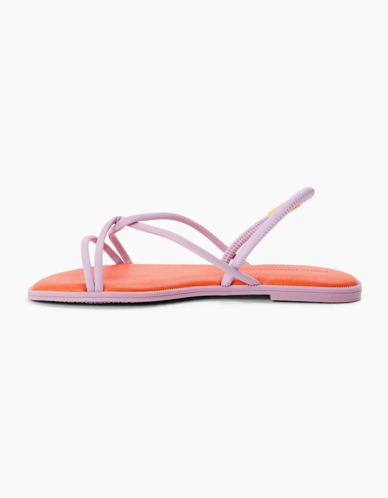 Una Toe Post Thong Toe Flat Sandals