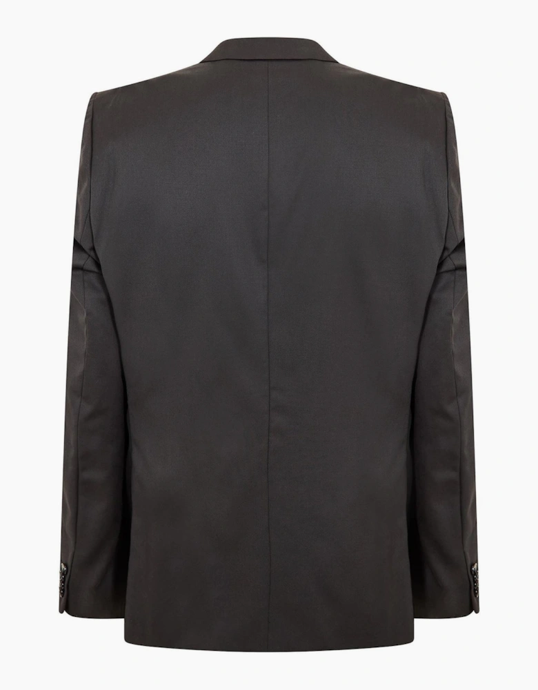 Reymond Solid Patterned Flap Pocket Suit Jacket