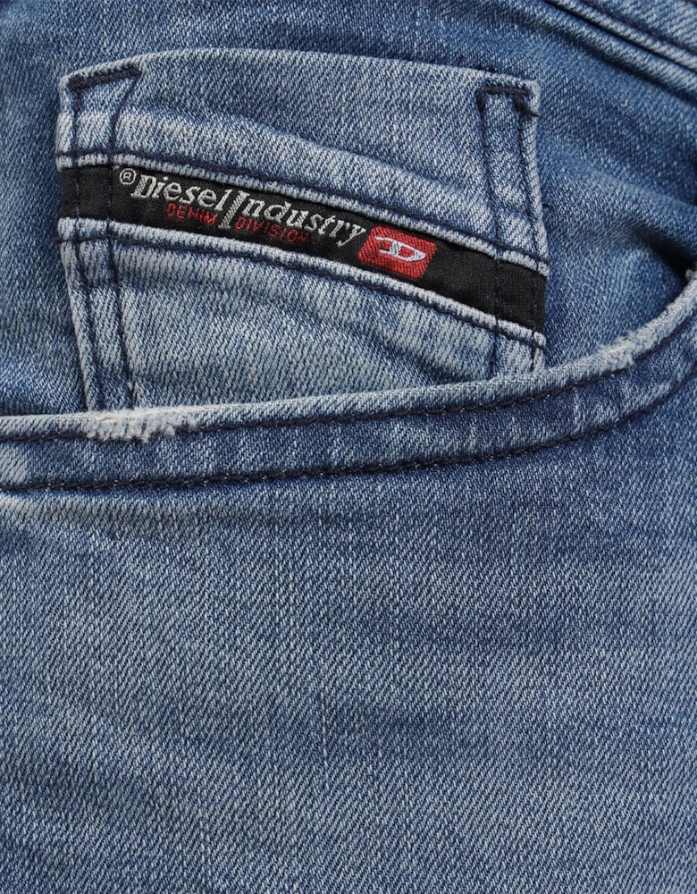 Five Pocket Straight Leg Jeans