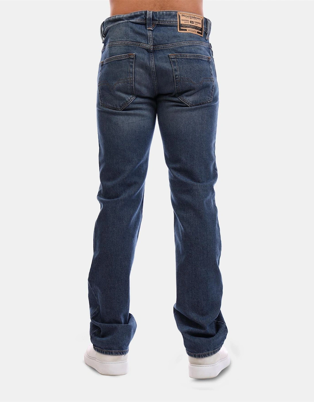 Five Pocket Design Straight Leg Jeans