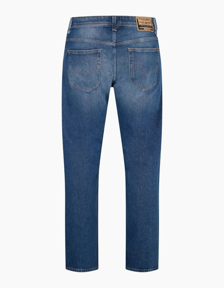 Five Pocket Design Straight Leg Jeans