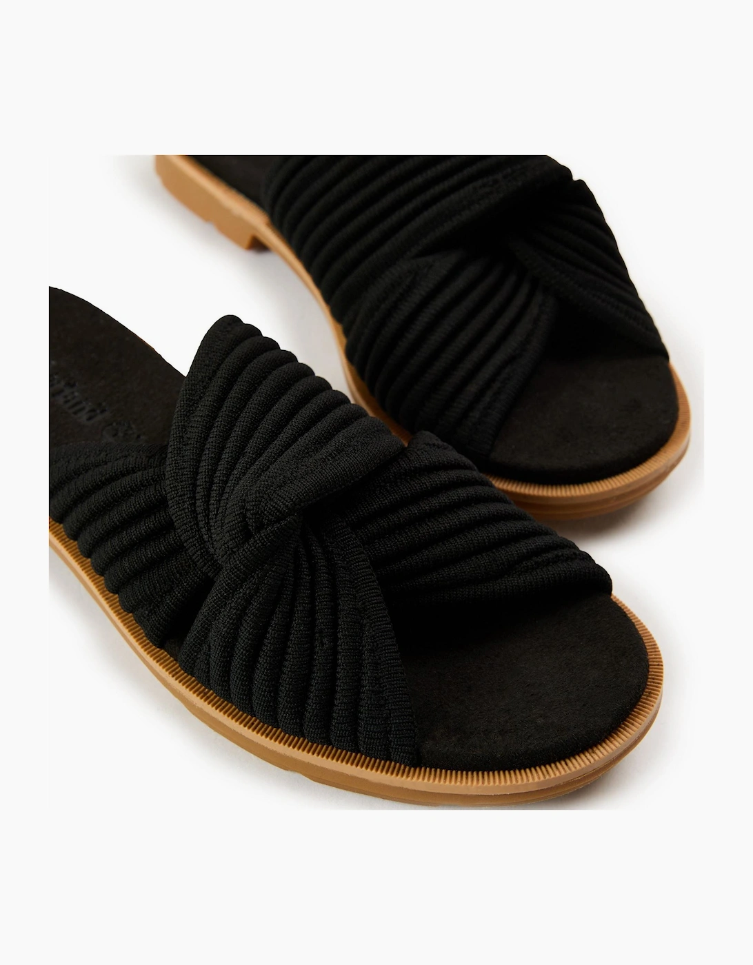 Calista Bay Textured Slide Sandals