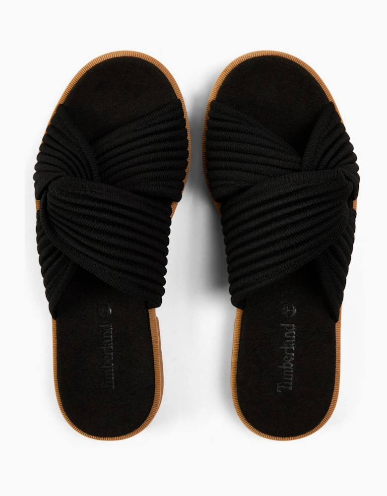 Calista Bay Textured Slide Sandals