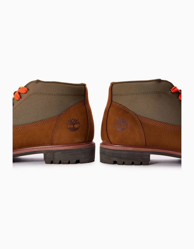 Mens Premium Mid Lace Up Chukka Boots