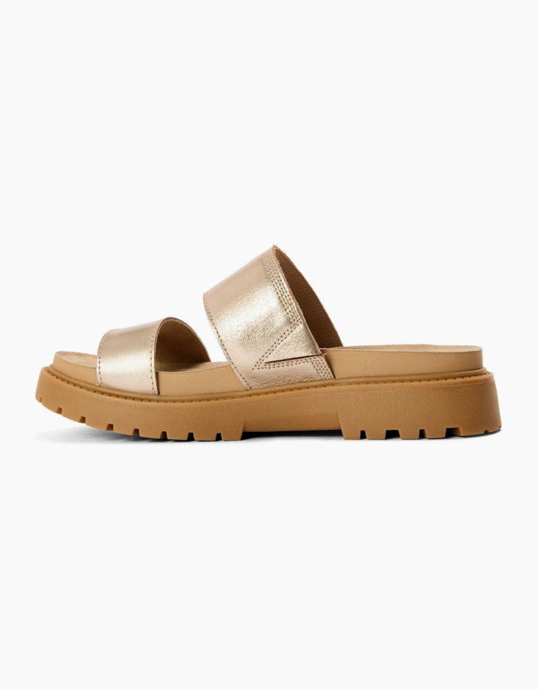 Clairemont Way Metallic Slide Sandals