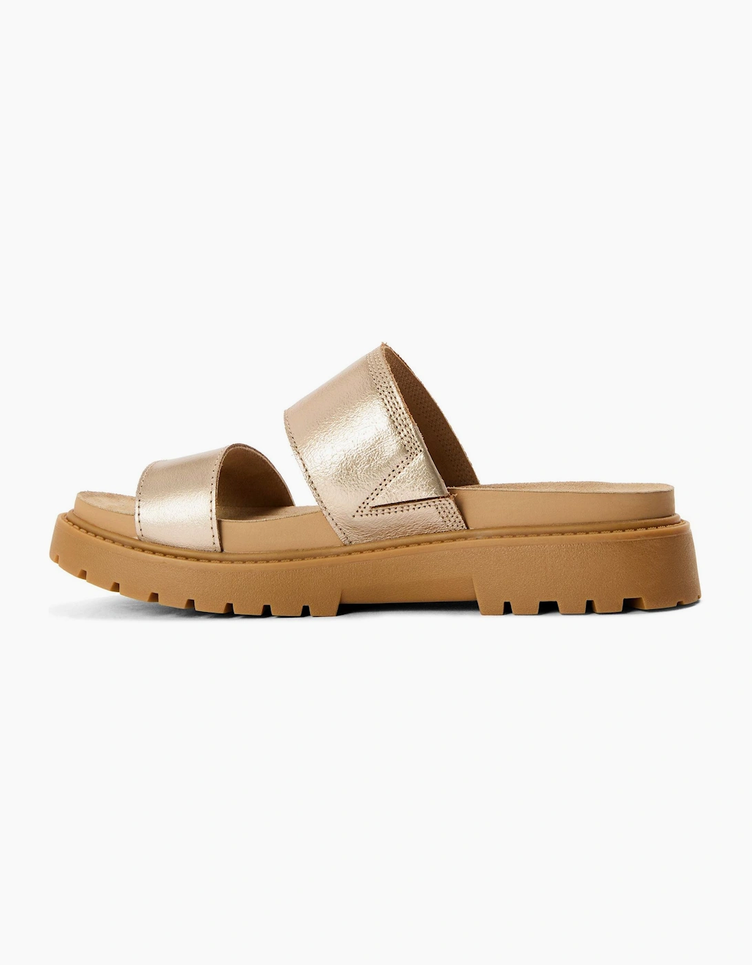 Clairemont Way Metallic Slide Sandals