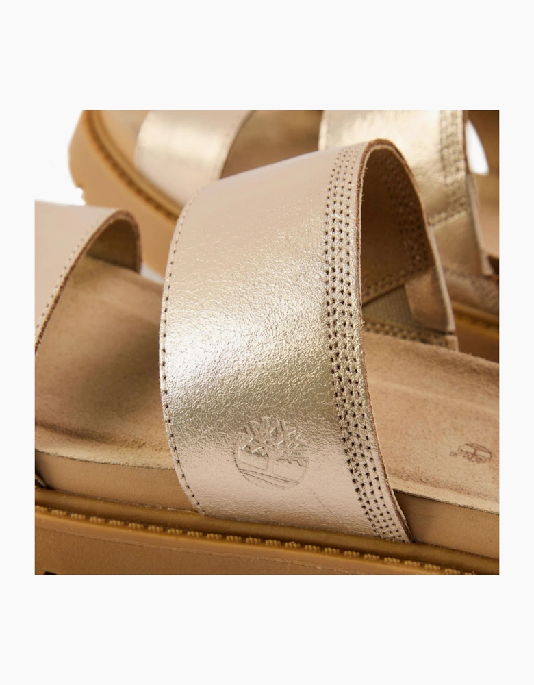 Clairemont Way Metallic Slide Sandals