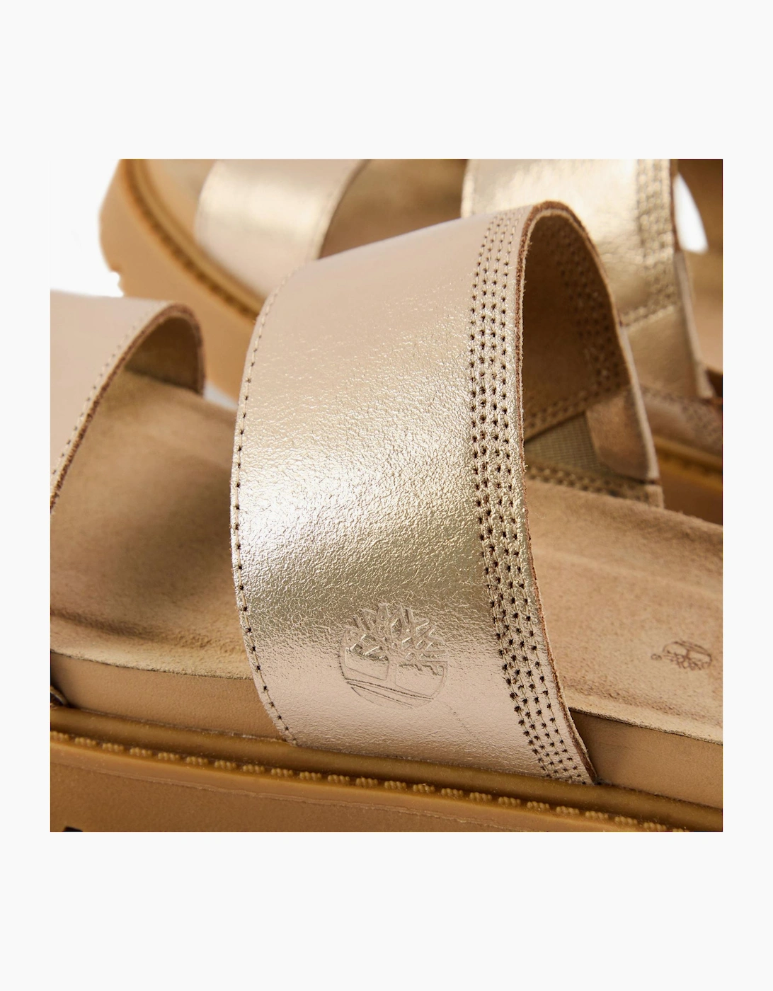Clairemont Way Metallic Slide Sandals