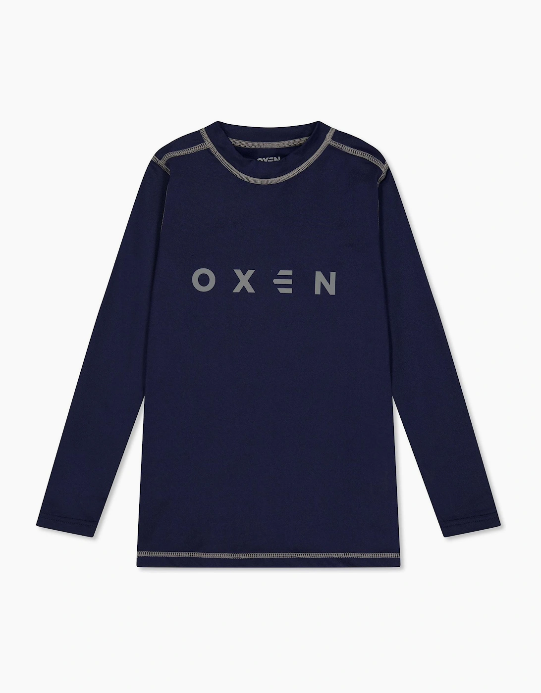 Crew Neck Long Sleeve Snug Fit Athletic Top, 3 of 2