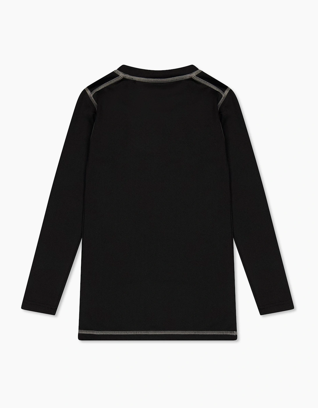 Crew Neck Long Sleeve Snug Fit Athletic Top