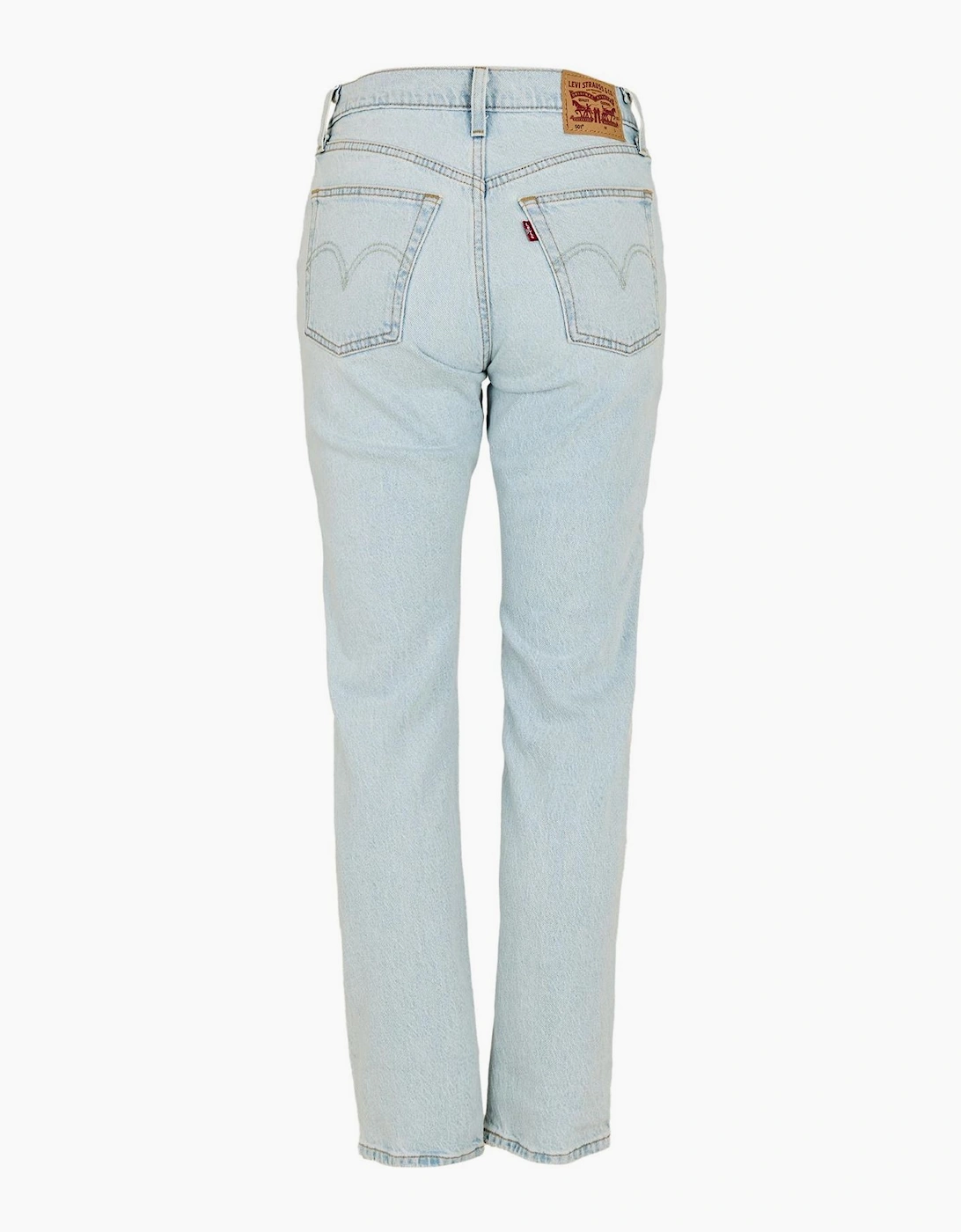 501 Straight Leg Five Pocket Jeans