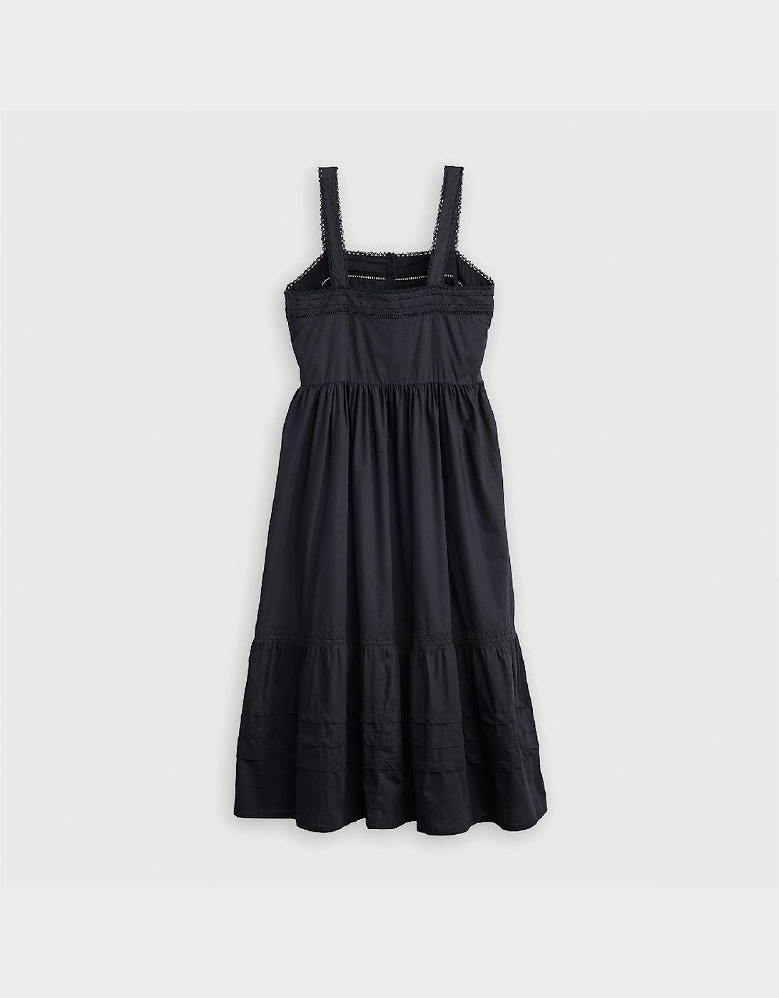 Cici Square Neck Sleeveless Midi Dress