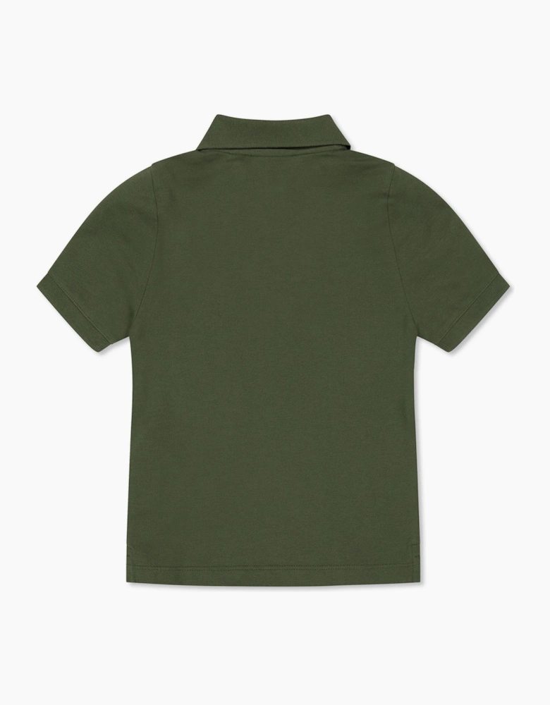 Collared Neck Short Sleeve Polo Shirt
